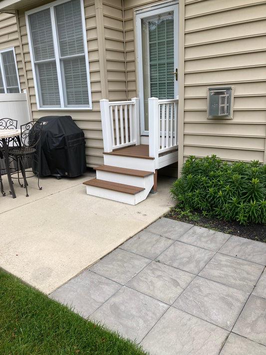 How Much Does it Cost to Build Composite Entry Way Steps?